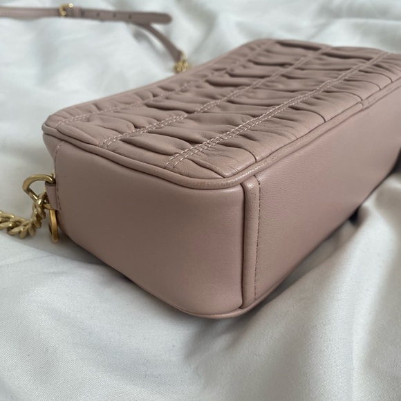 prada bandoliera, napa gaufre ‘1, in color “cipria” (dusty rose pink) - Picture 2 of 12